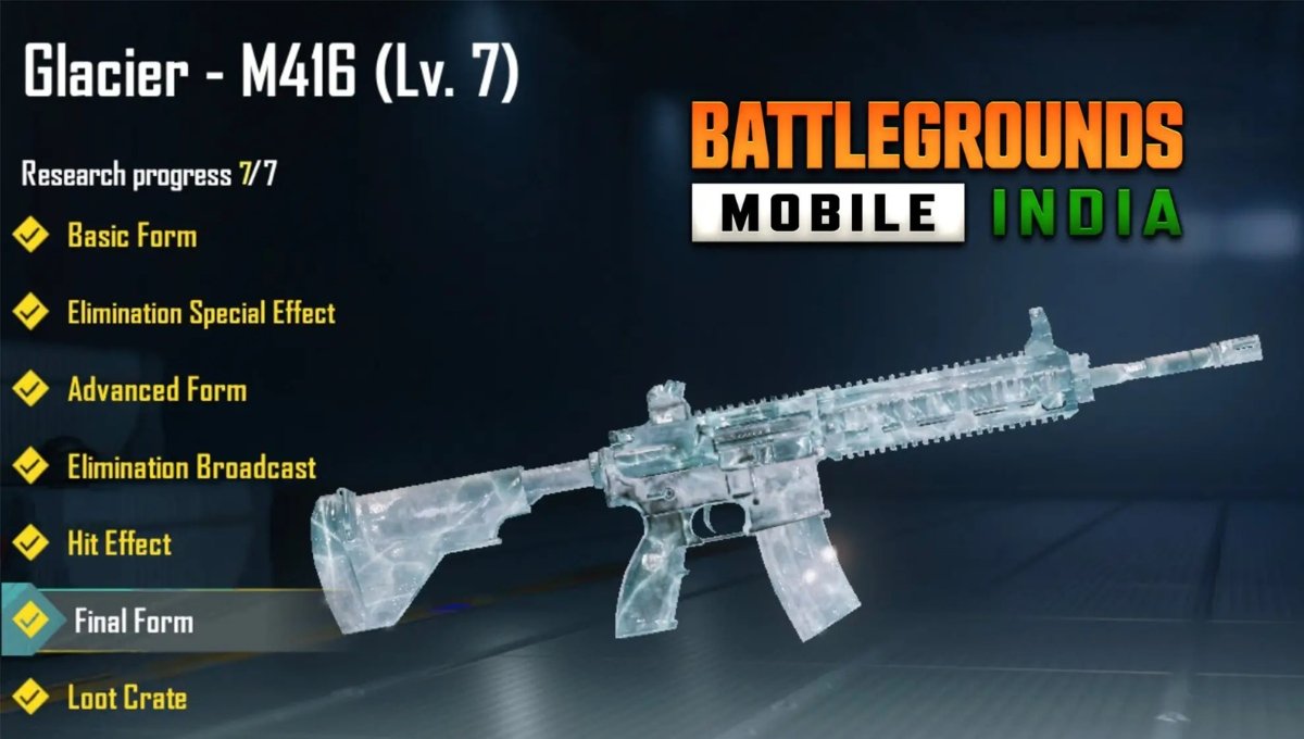 Glacier M416 Returns in BGMI, Get Ready for July 3 Madness