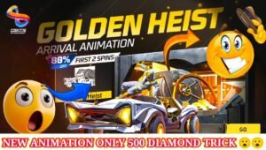 2025 Free Fire Golden Heist Returns, Stunning Arrival Animation Unveiled