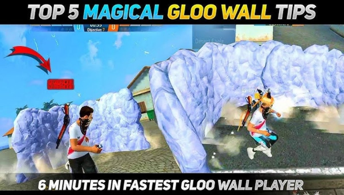 Free Fire Gloo Wall Magic, Make yourself fully safe from every direction