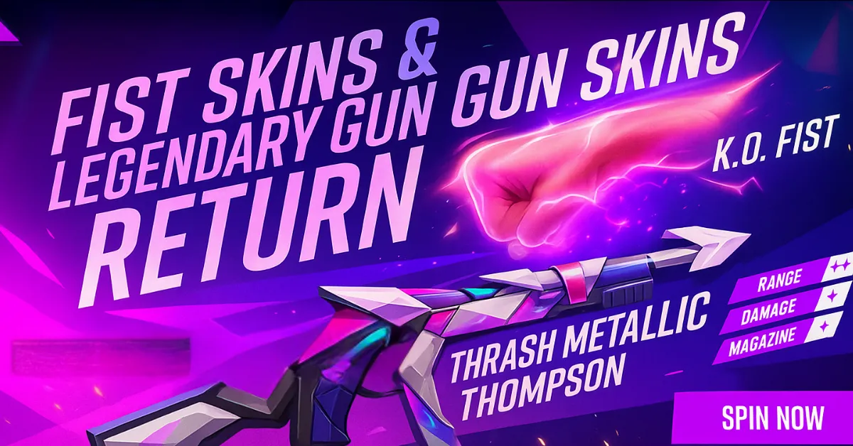 Free Fire: Show Off Your Strength with the Fist X Gun Skin Combo