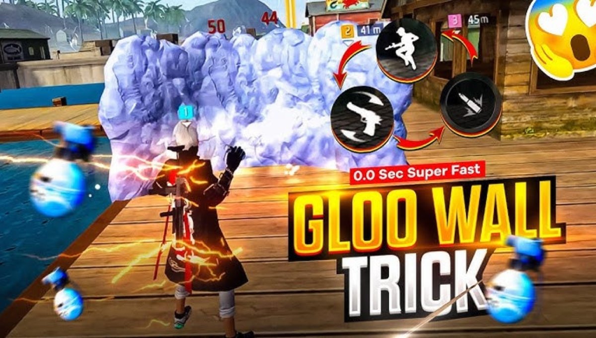 Free Fire Gloo Wall Magic, Make yourself fully safe from every direction