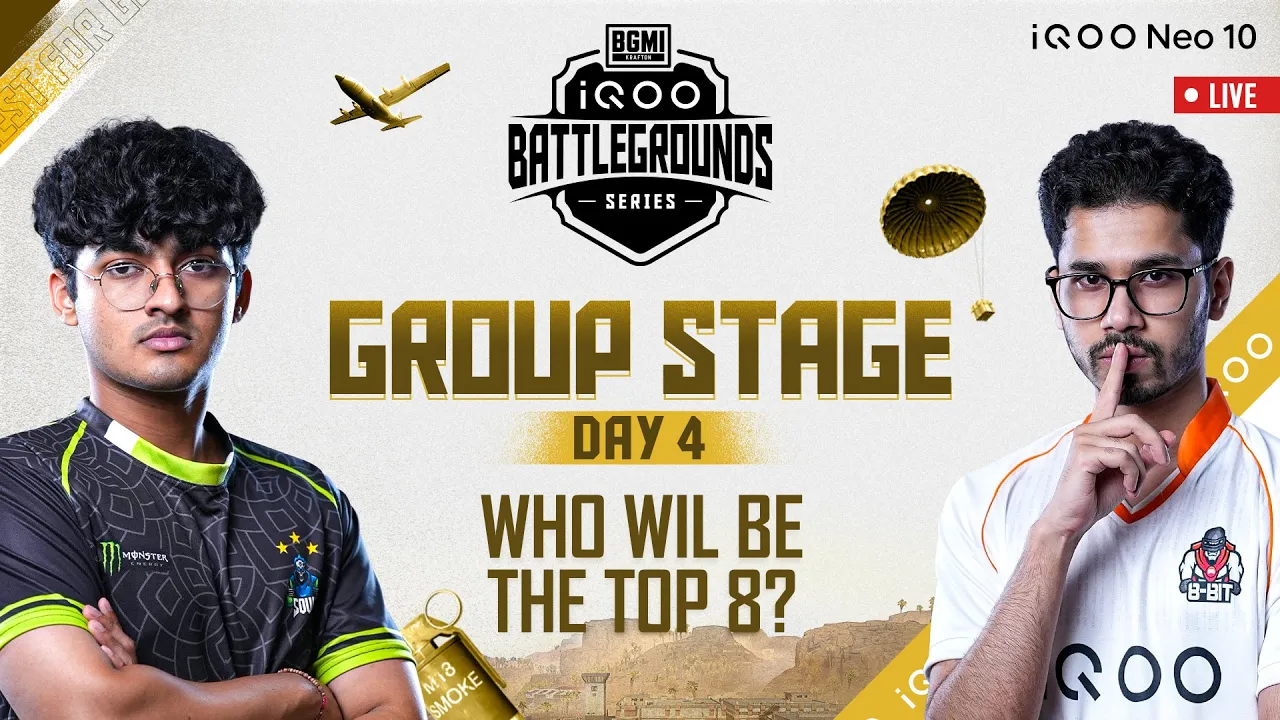 Day 4 Semifinals Shake Up: iQOO Revenant x Spark Leads the BGMI Battlegrounds 2025 Charge