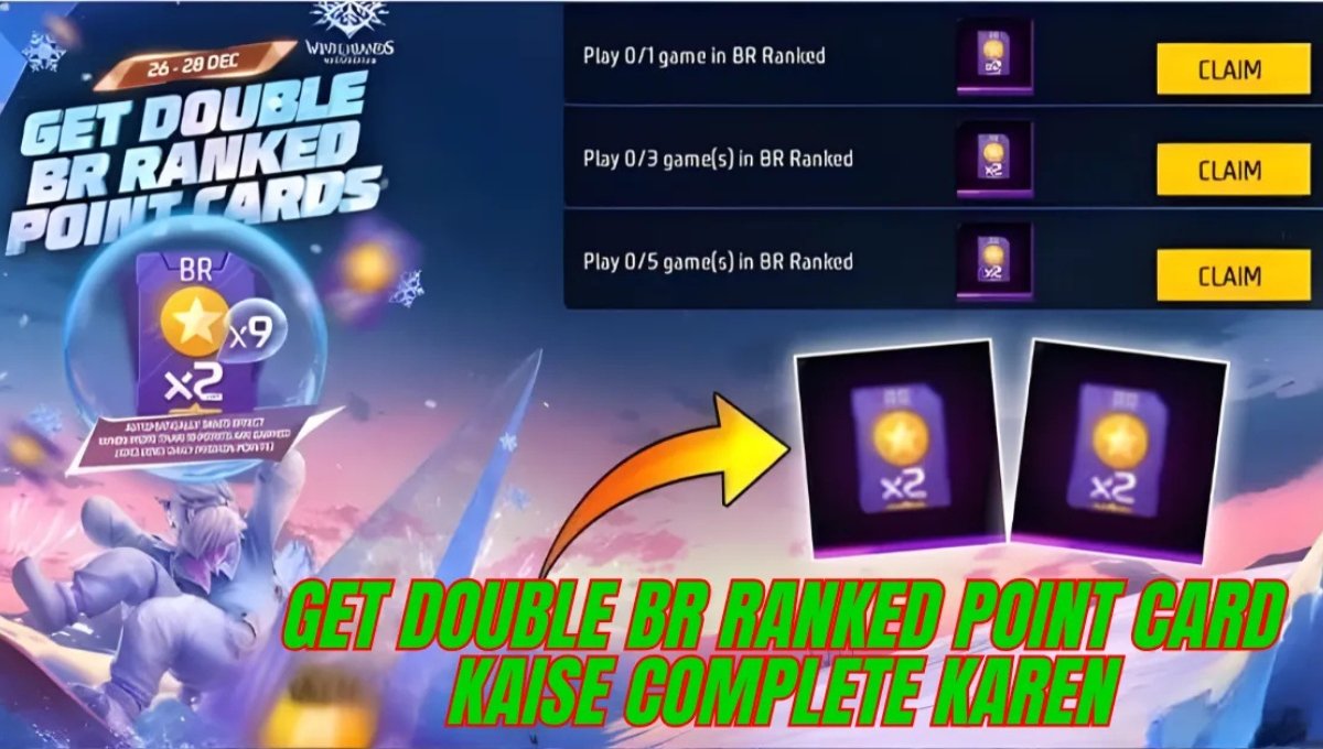 Free Fire MAX Double BR Ranked Point Card