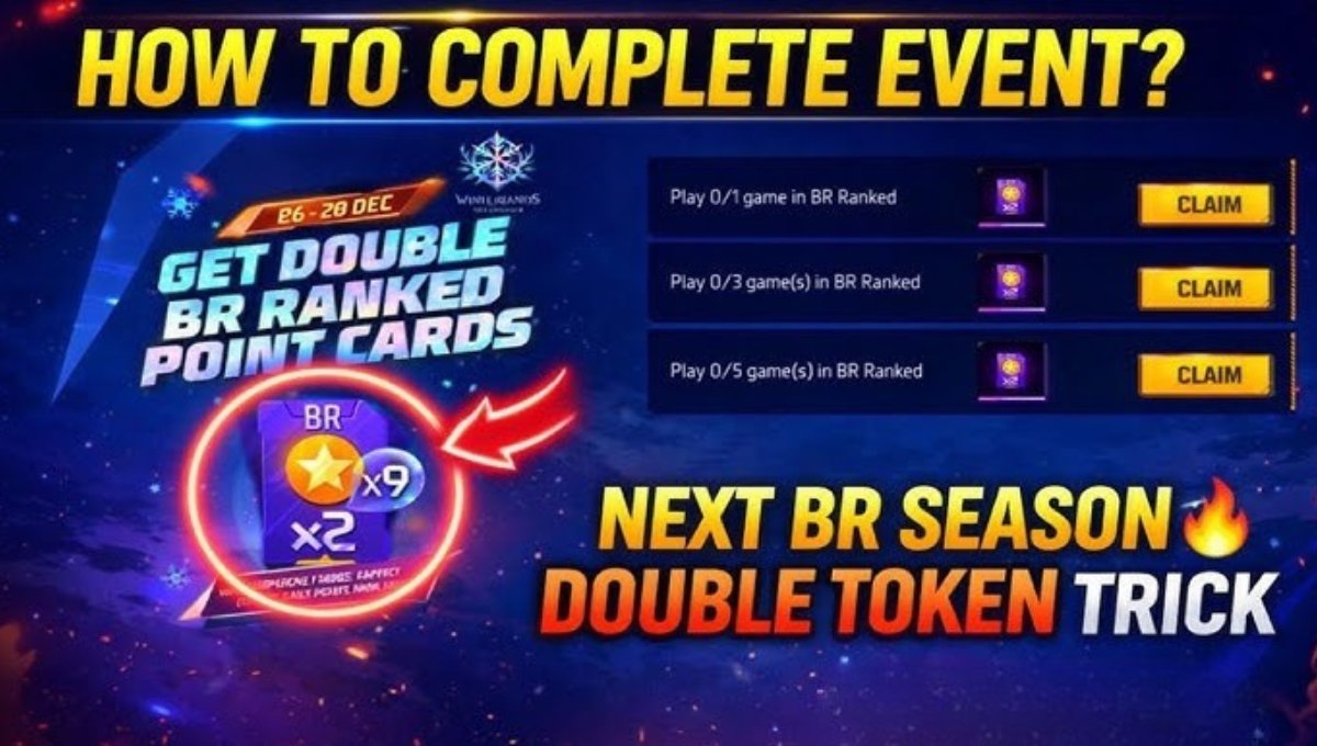 Free Fire MAX Double BR Ranked Point Card