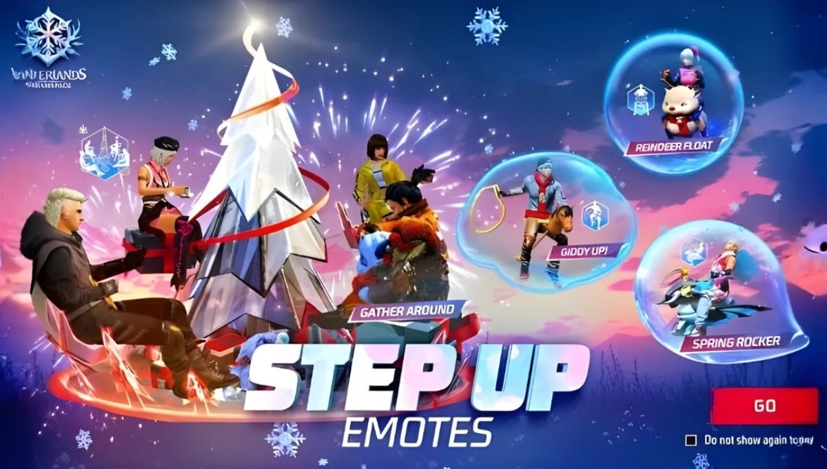 Free Fire MAX Step Up Emote Event
