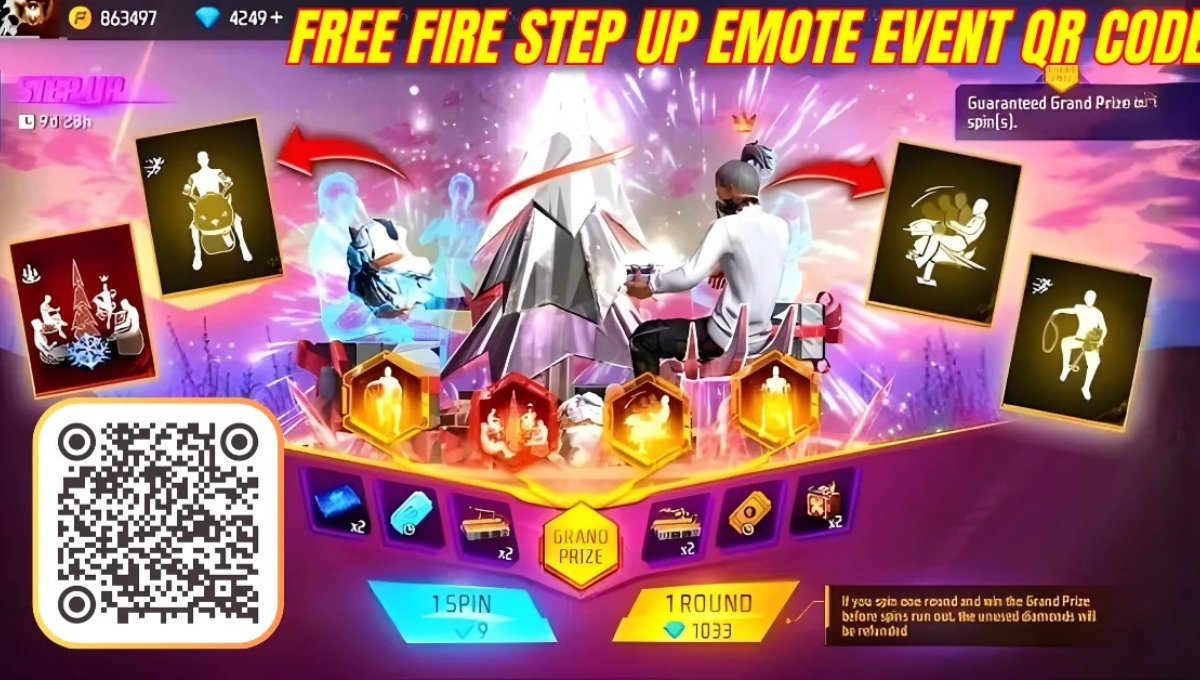 Free Fire MAX Step Up Emote Event