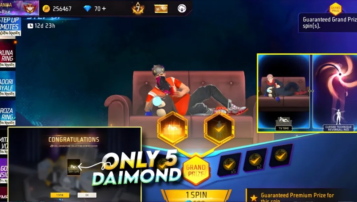 Free Fire MAX Tv Time Emote