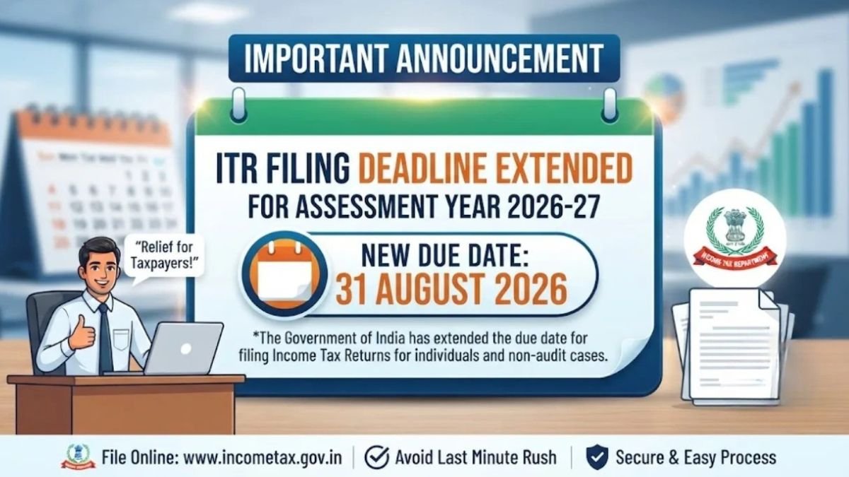 ITR Filing Deadline Extended