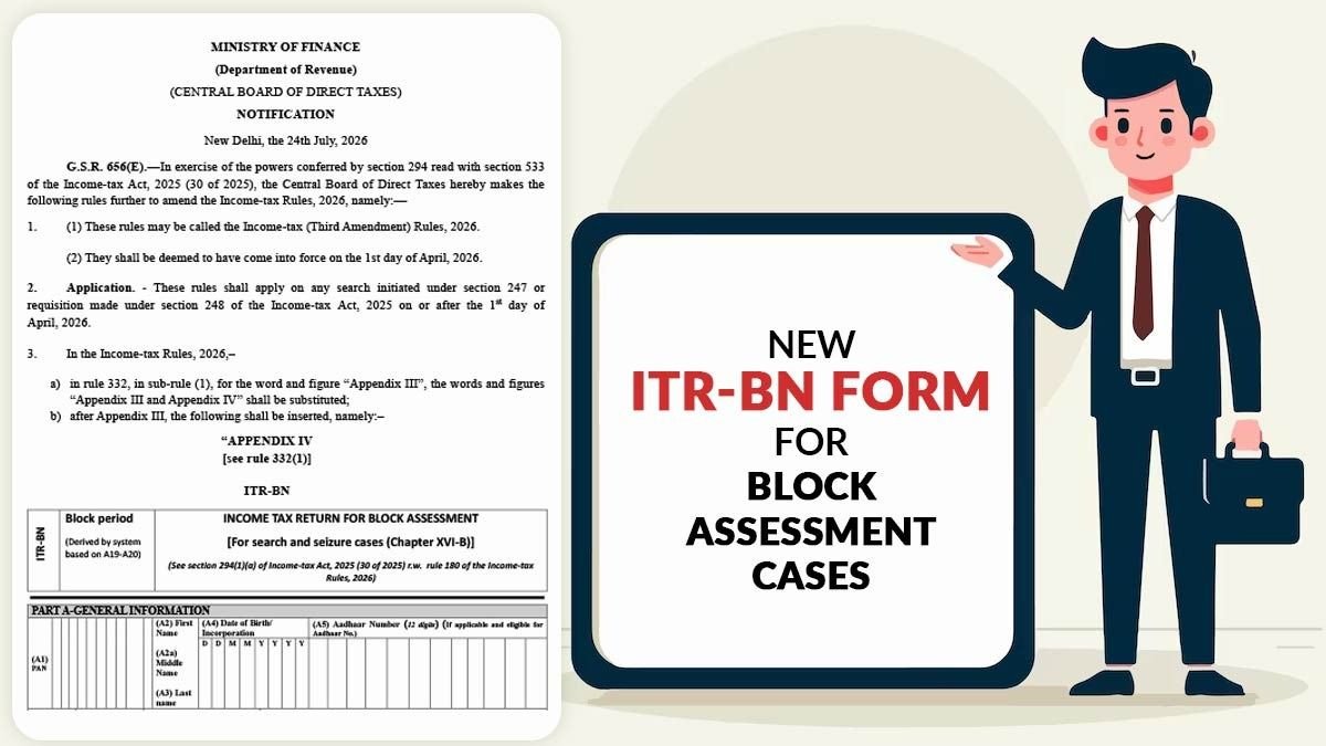 ITR-BN Form 2026