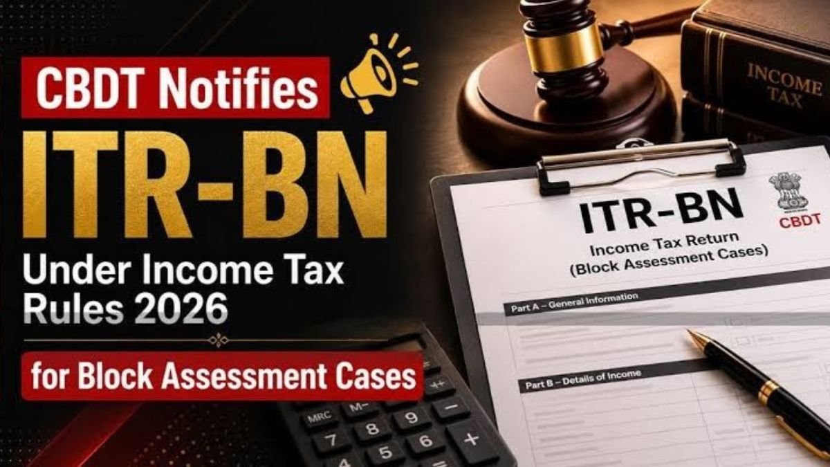 ITR-BN Form 2026