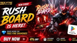 This Free Fire Rush Board Event 2026 Trick Could Help You Get Premium Rewards Faster