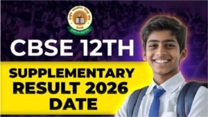 CBSE 12th Supplementary Result 2026 How to Check Result via Roll Number, Direct Link Here