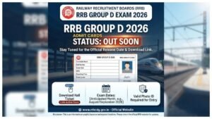 RRB Group D 2026 Admit Card: How to Download the Hall Ticket at rrbcdg.gov.in, Check Exam Day Guidelines