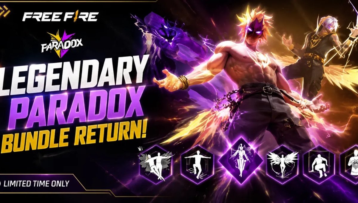 Free Fire Legendary Paradox Bundle Return