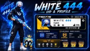 White 444 Free Fire ID: Stylish Name, UID and Photo Details 2026 You Should Know