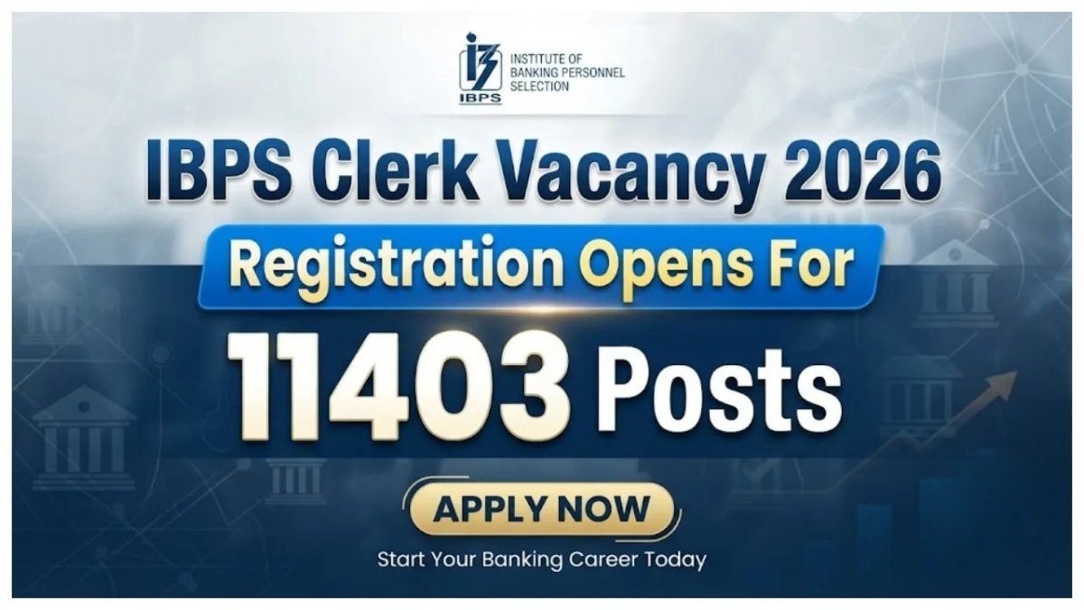 IBPS Clerk Vacancy 2026