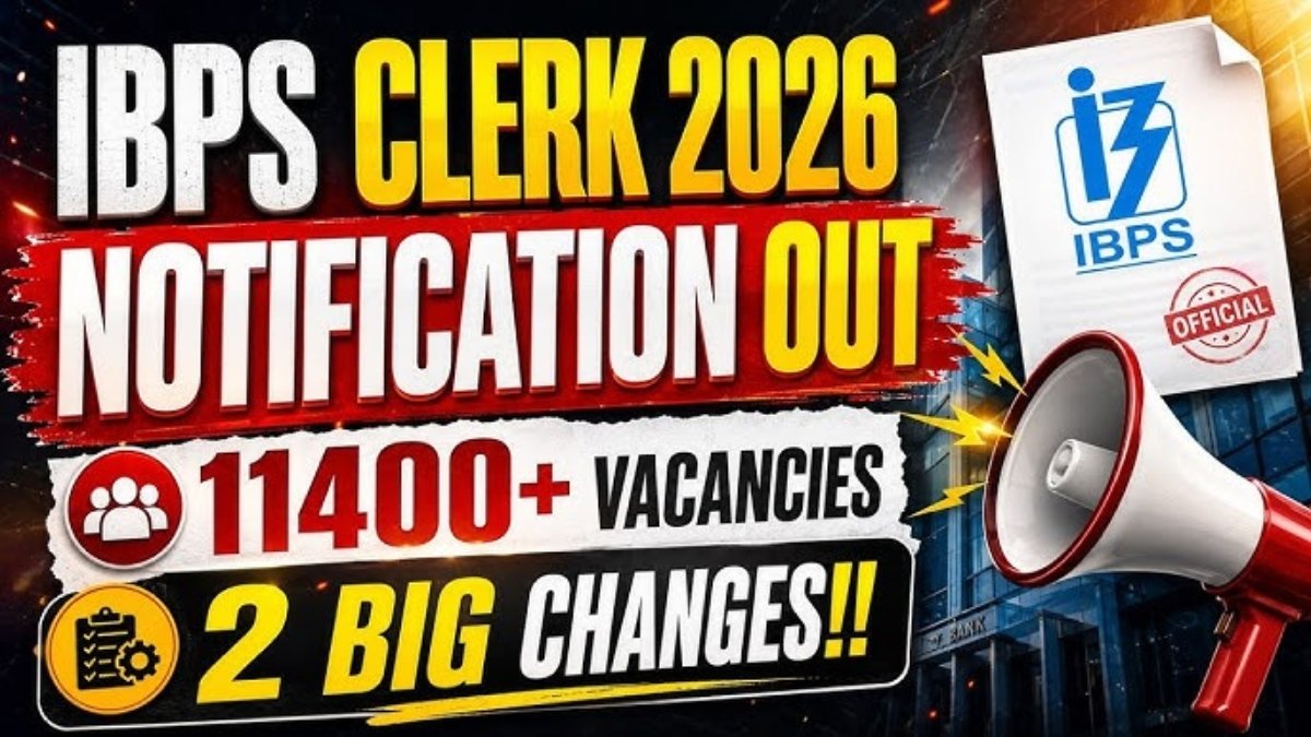 IBPS Clerk Vacancy 2026