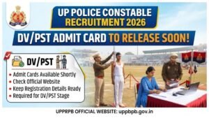 UP Police Constable DV/PST Admit Card 2026 Announced Soon Check How to Download Hall Ticket Online