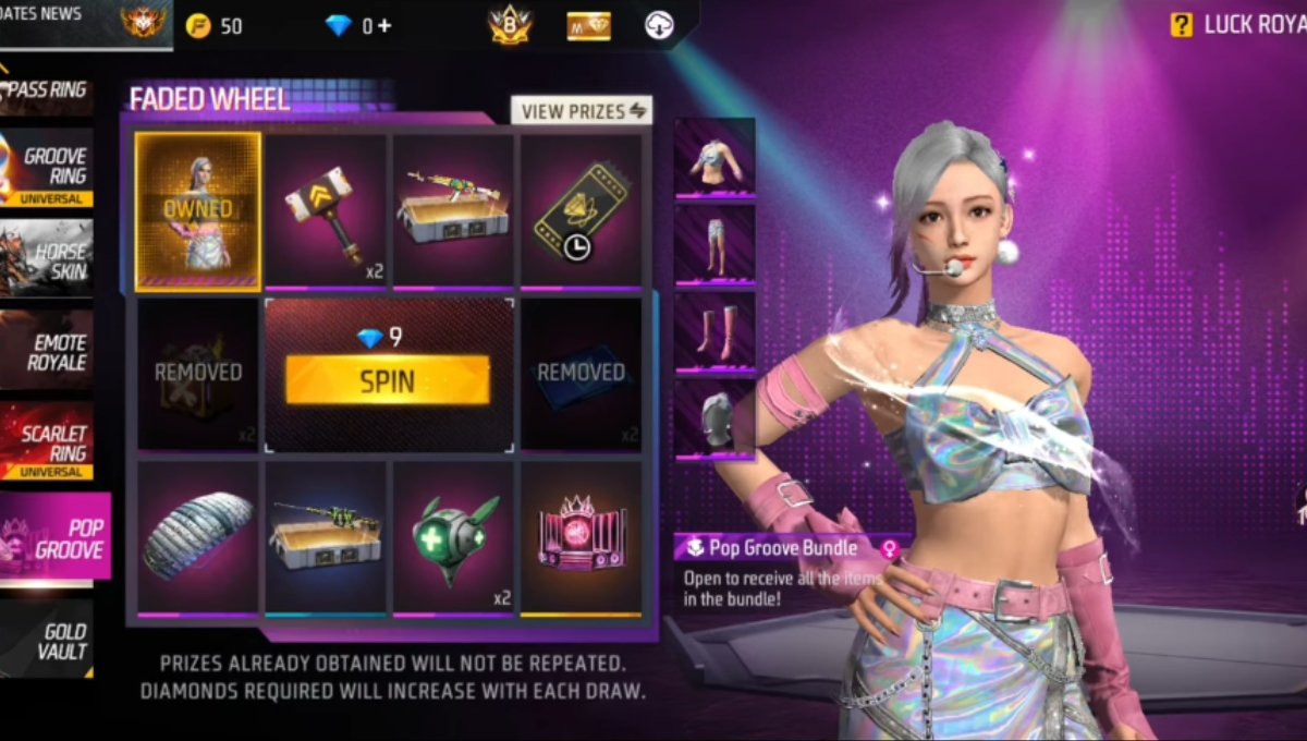 Free Fire Faded Wheel Event Is LIVE